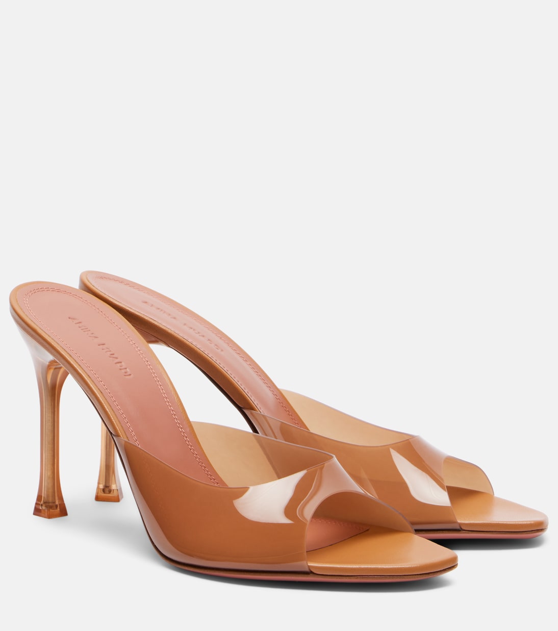 Alexa PVC mules | Amina Muaddi