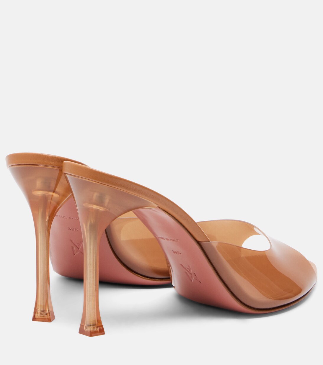 Alexa PVC mules | Amina Muaddi