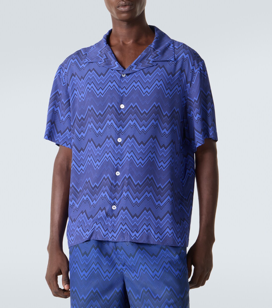 Zigzag bowling shirt | Missoni