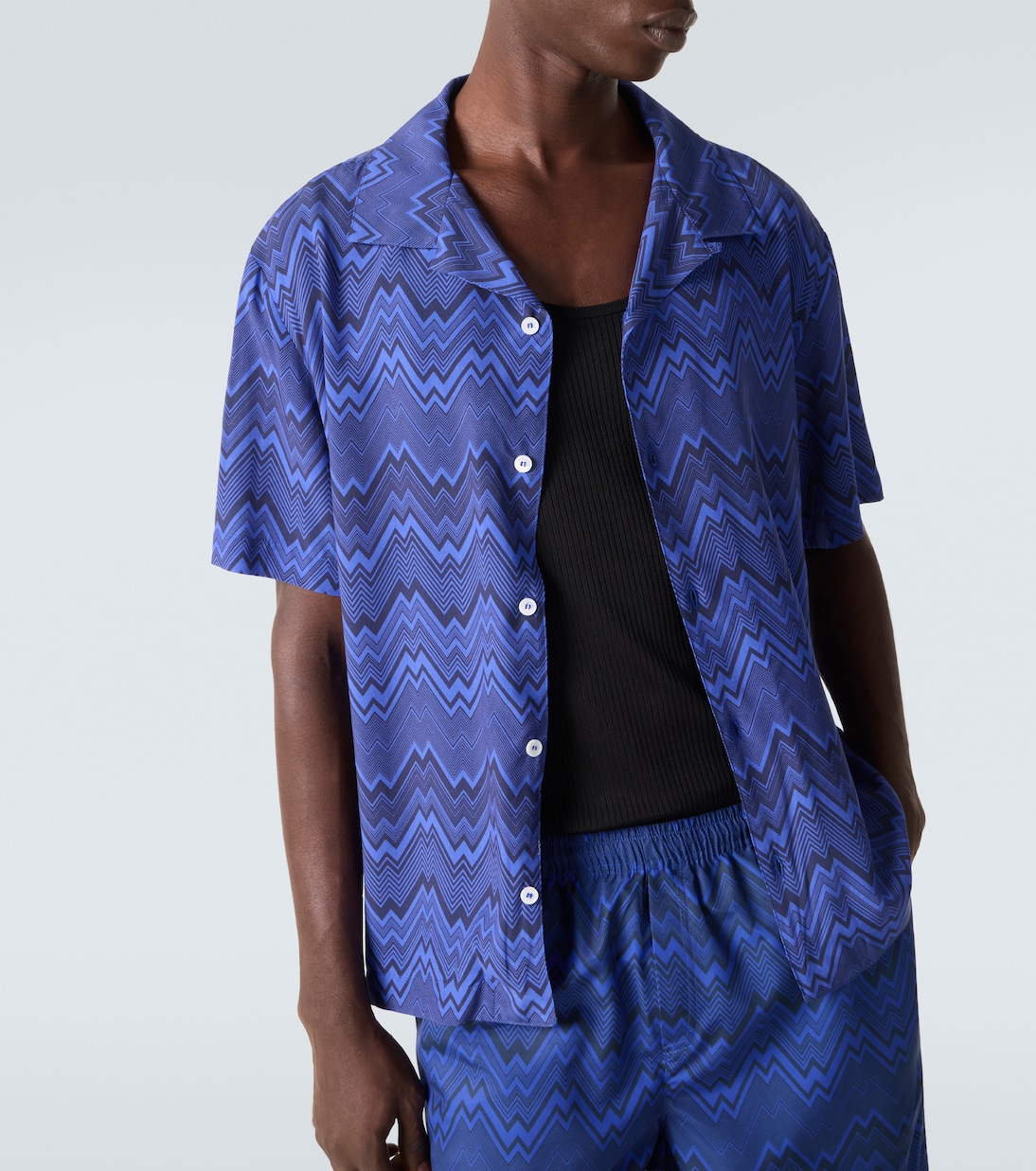 Zigzag bowling shirt | Missoni