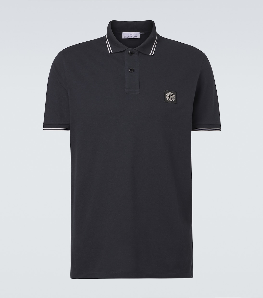Polo Compass in piqué di misto cotone | Stone Island