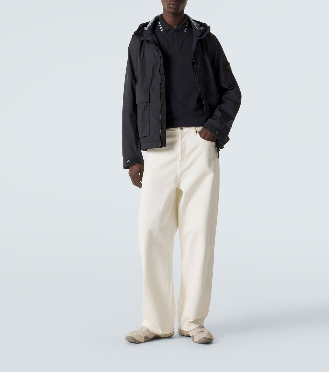 Polo Compass in piqué di misto cotone | Stone Island