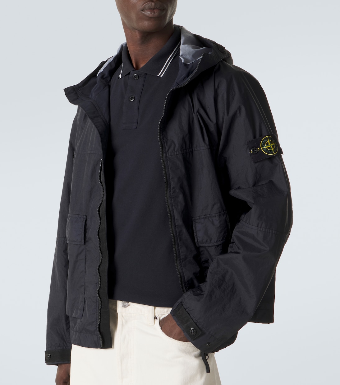 Polo Compass in piqué di misto cotone | Stone Island