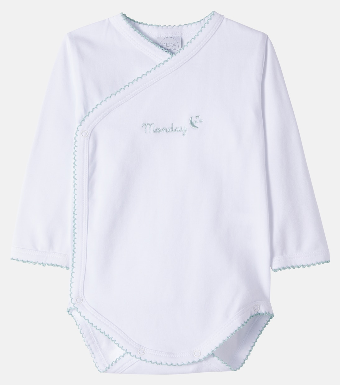 Baby set of 7 cotton-blend onesies | Pepa London