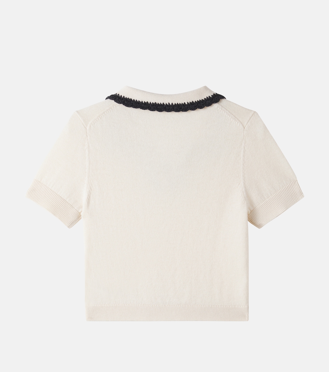Lisette wool and cotton polo shirt | Bonpoint