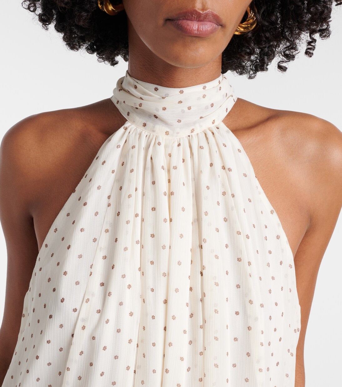 Polka-dot chiffon jumpsuit | Rotate