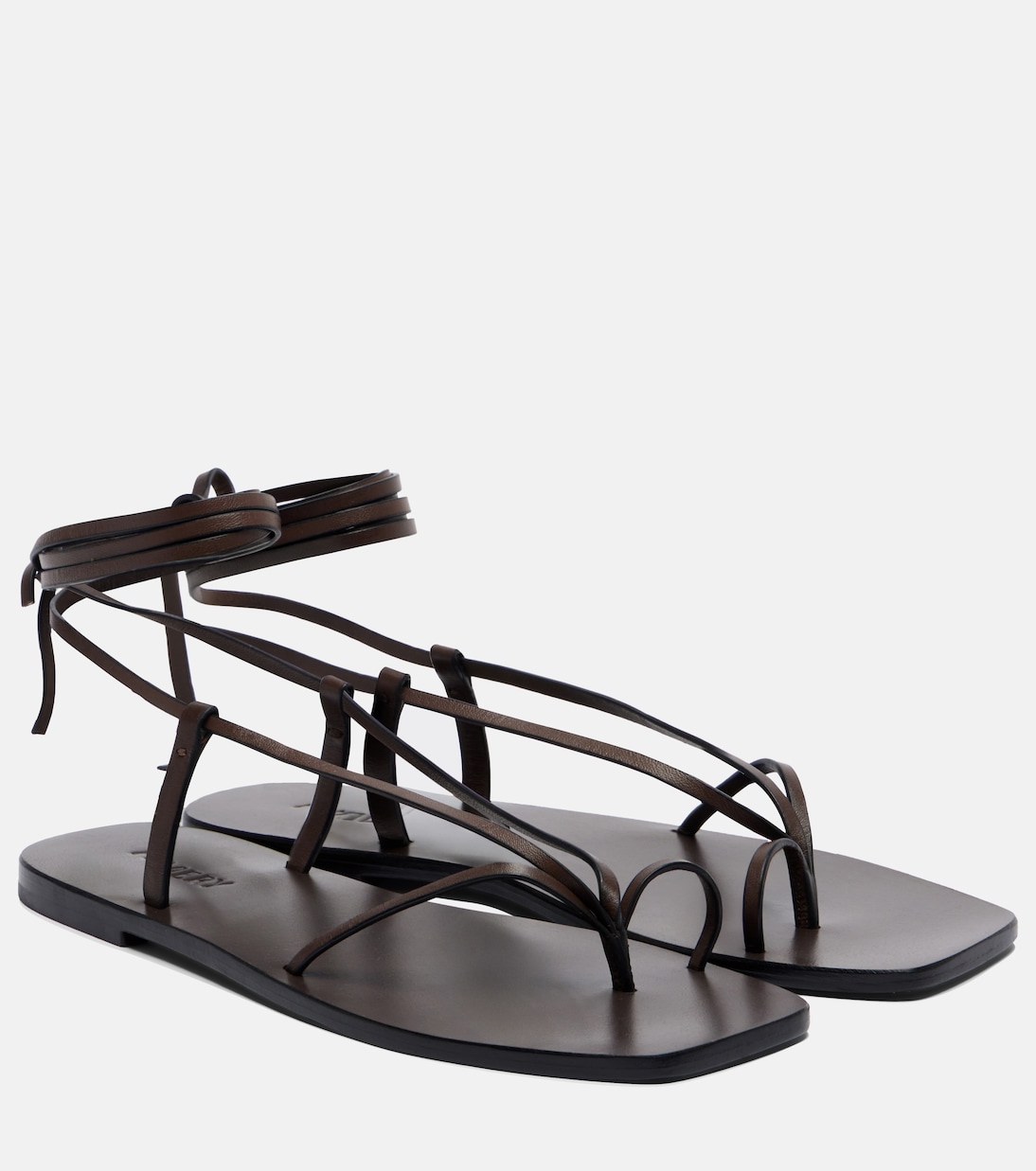 Nolan leather thong sandals | A.Emery