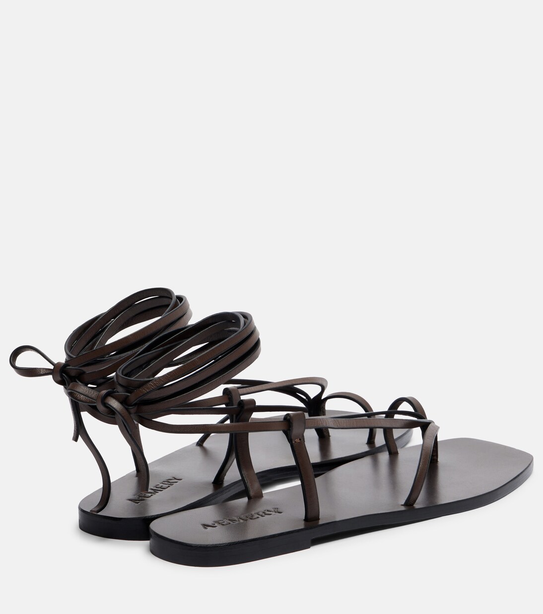 Nolan leather thong sandals | A.Emery