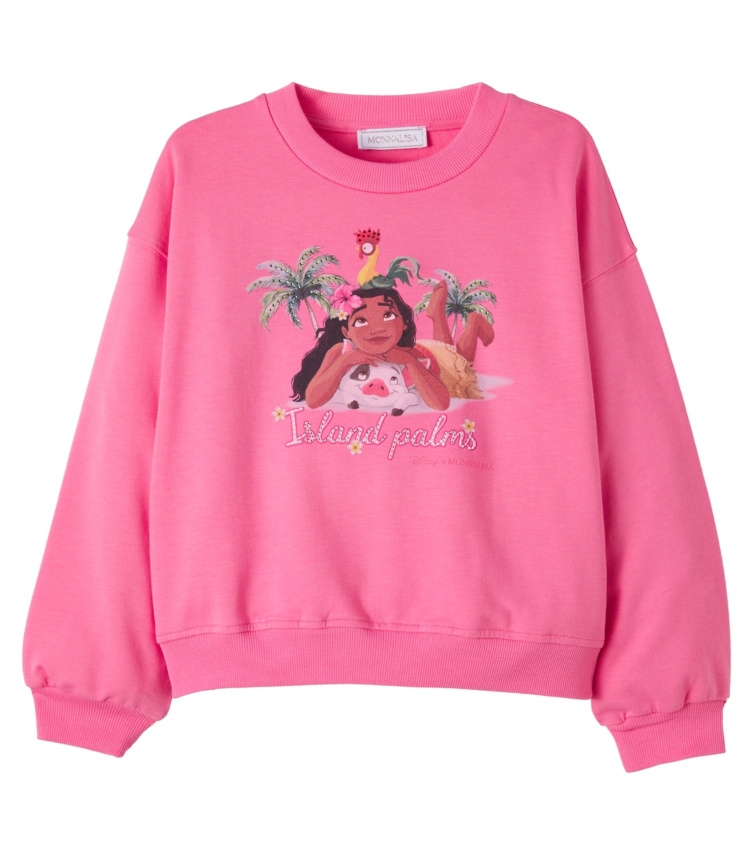 x Disney® printed cotton-blend jersey sweatshirt | Monnalisa