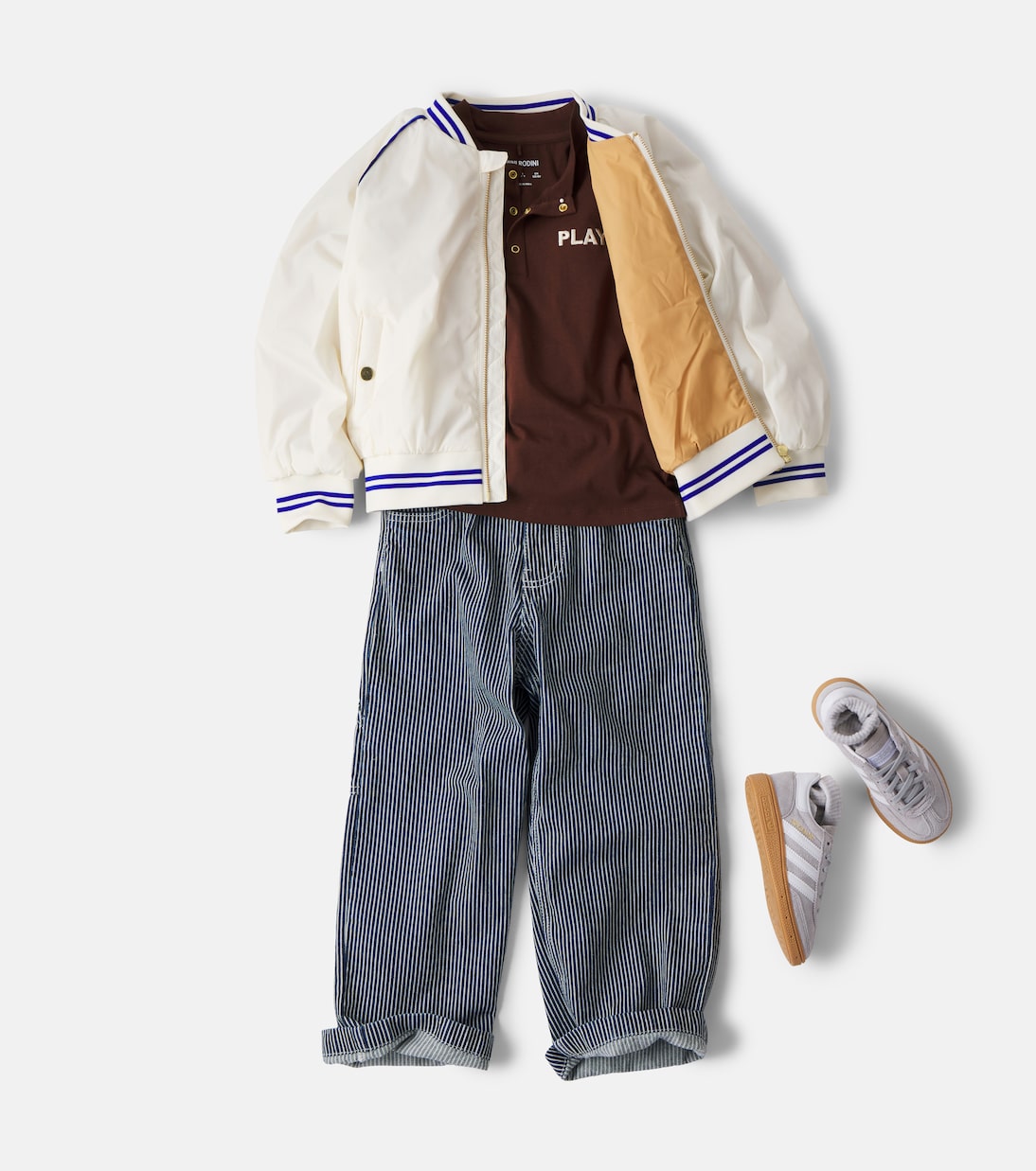 Play embroidered cotton jersey T-shirt | Mini Rodini