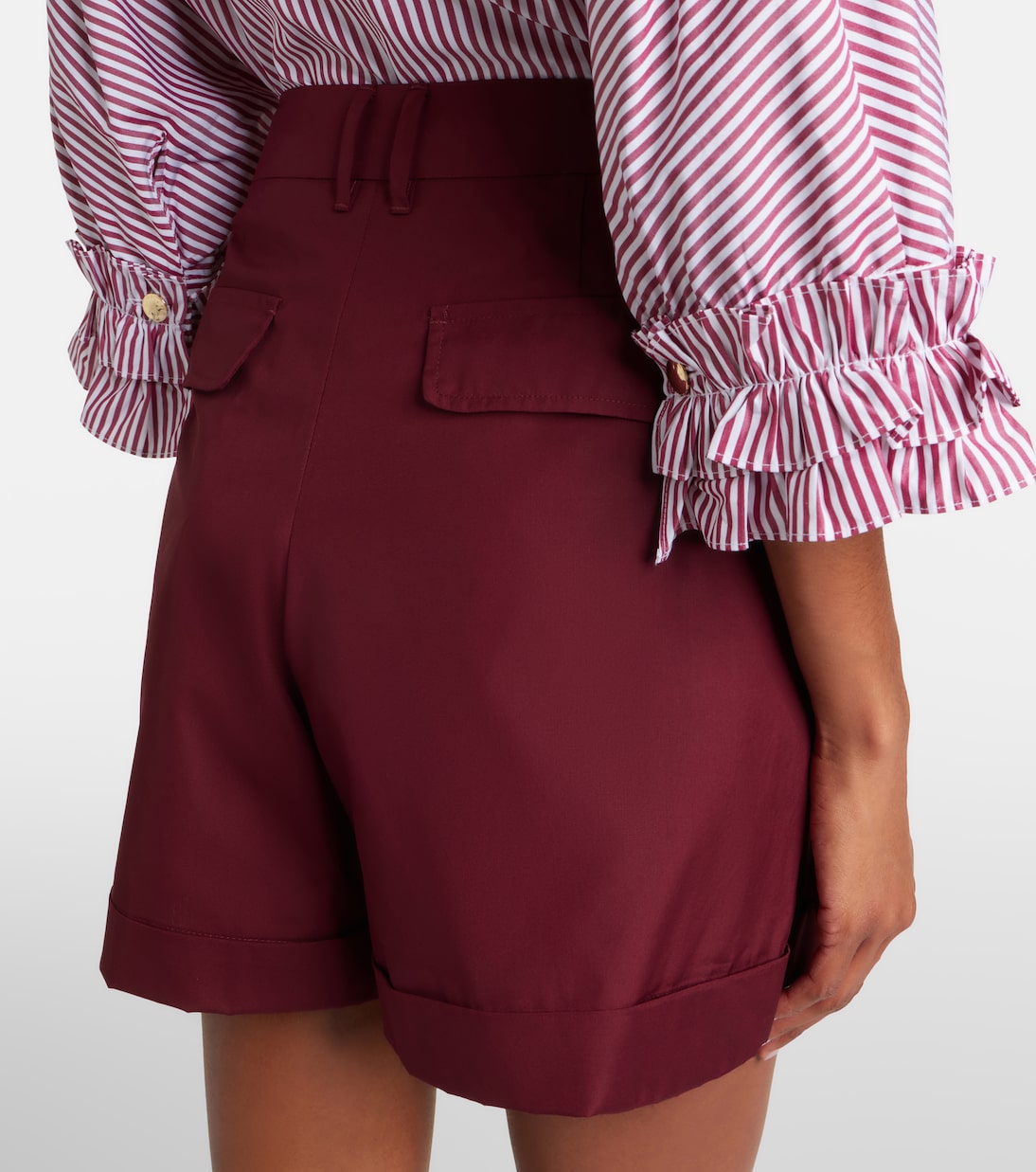Cotton poplin shorts | 'S Max Mara
