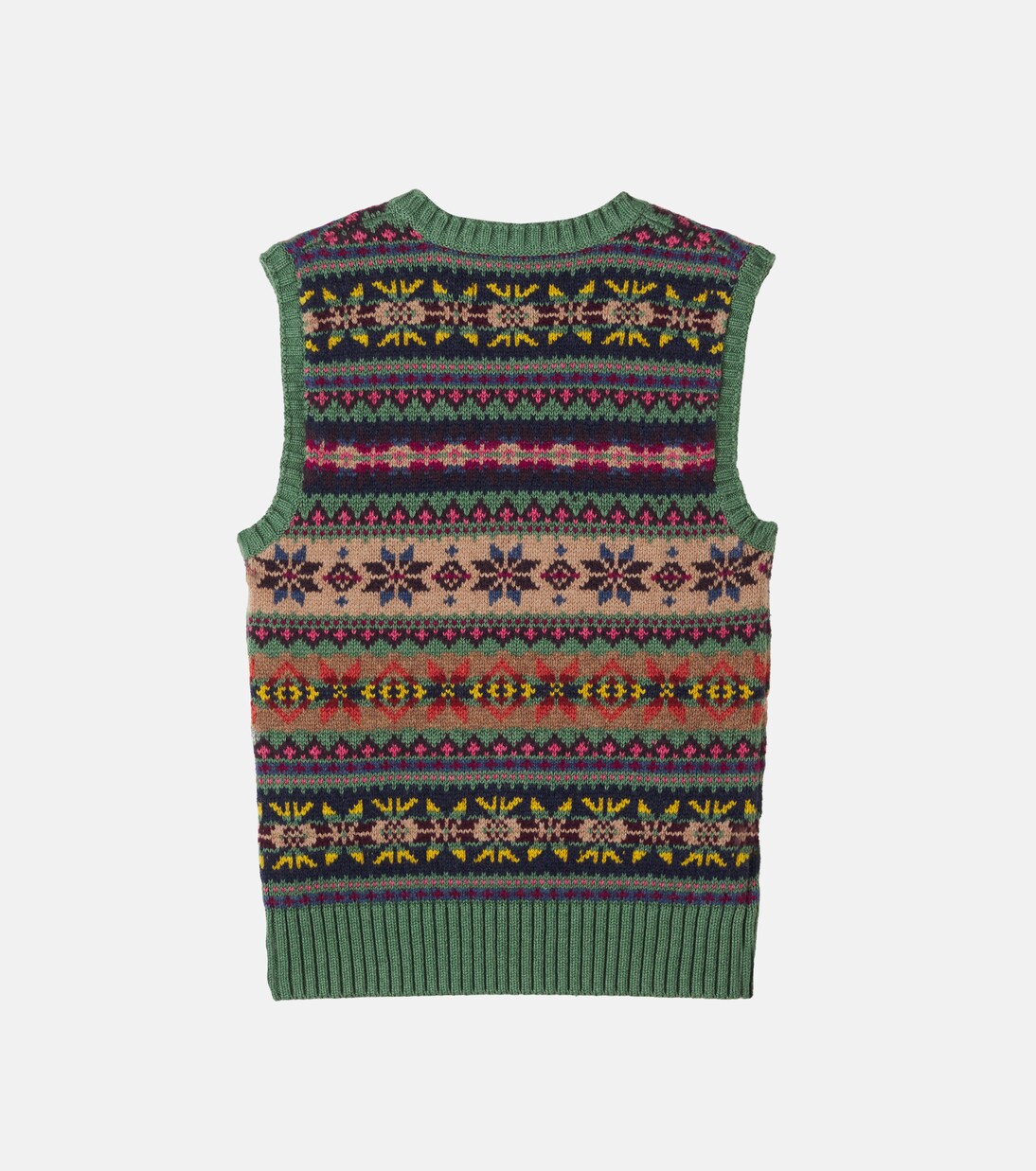 Fair Isle cotton and wool-blend sweater vest | Polo Ralph Lauren Kids