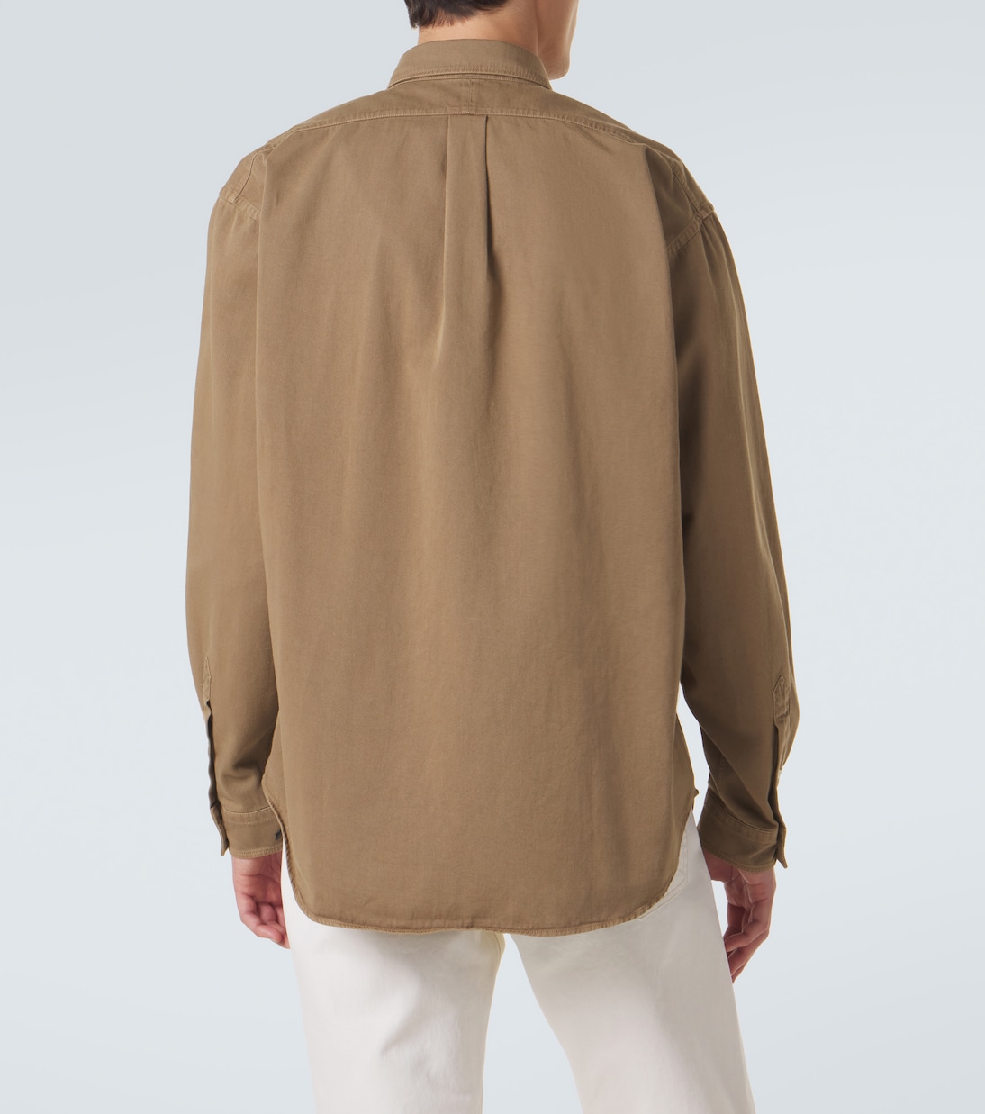 Camisa de algodón bordada | Prada