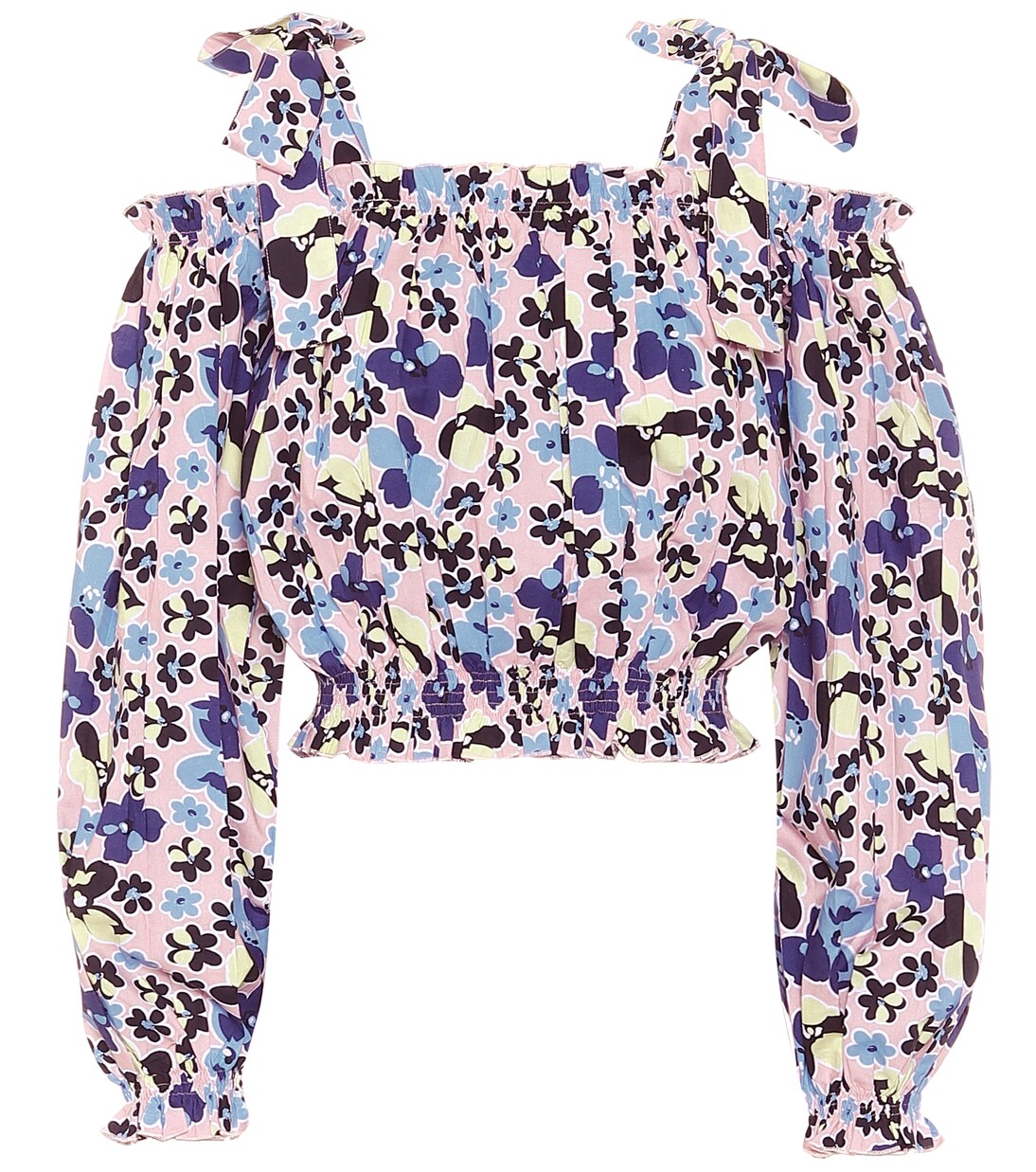 Top raccourci Gypsy imprimé en coton | Alexandra Miro