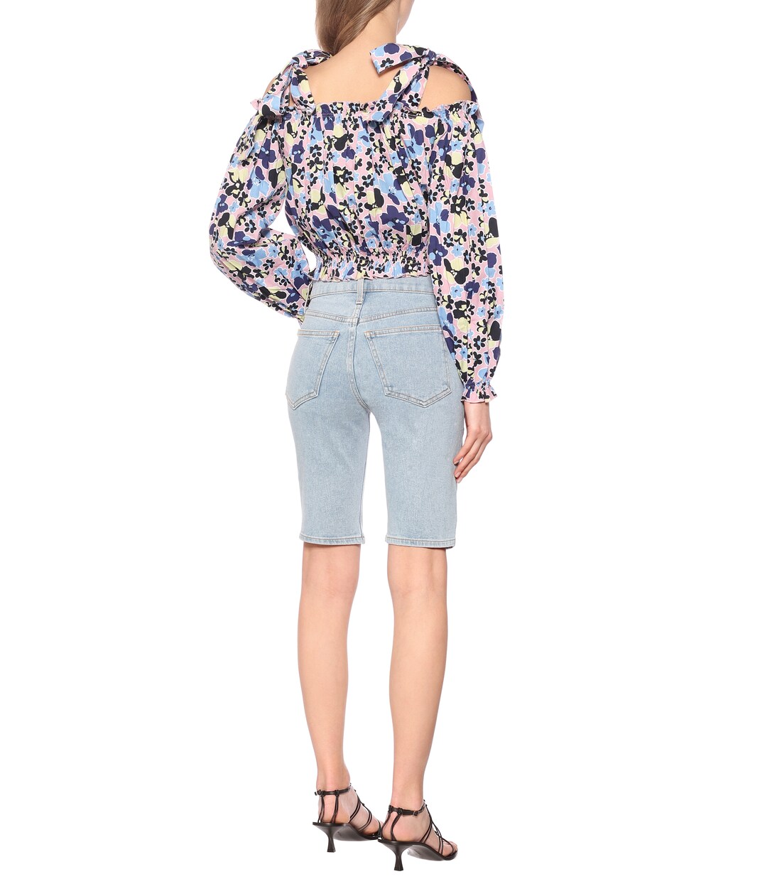 Top raccourci Gypsy imprimé en coton | Alexandra Miro