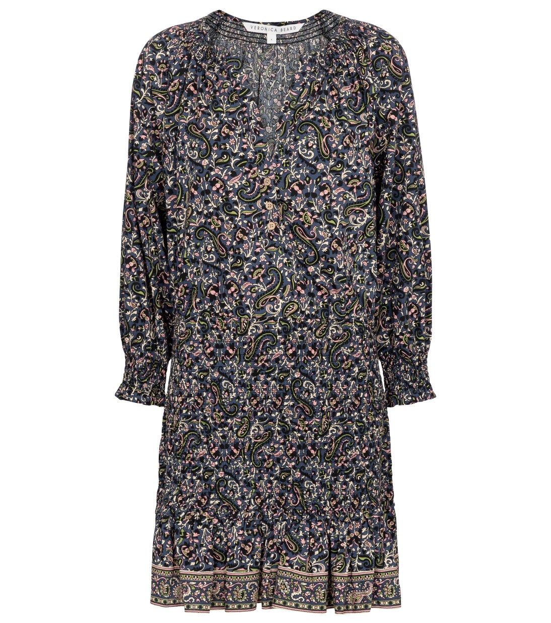 Robe Karlina en coton à motif cachemire | Veronica Beard