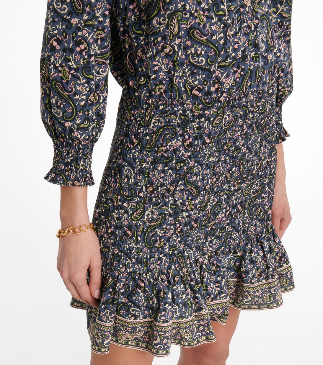 Robe Karlina en coton à motif cachemire | Veronica Beard