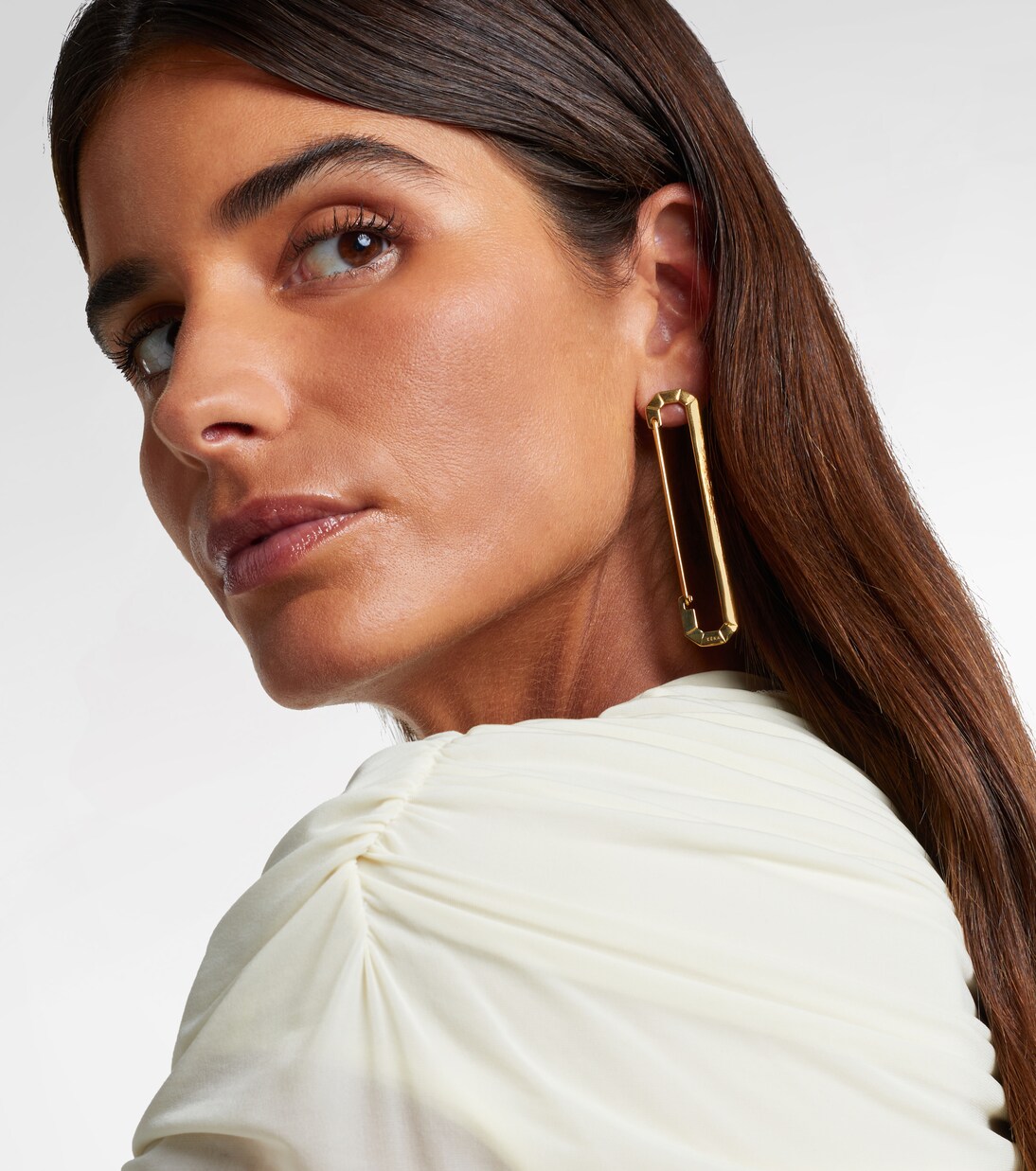 Einzelner Ohrring New York Big aus 18kt Gelbgold | Eéra