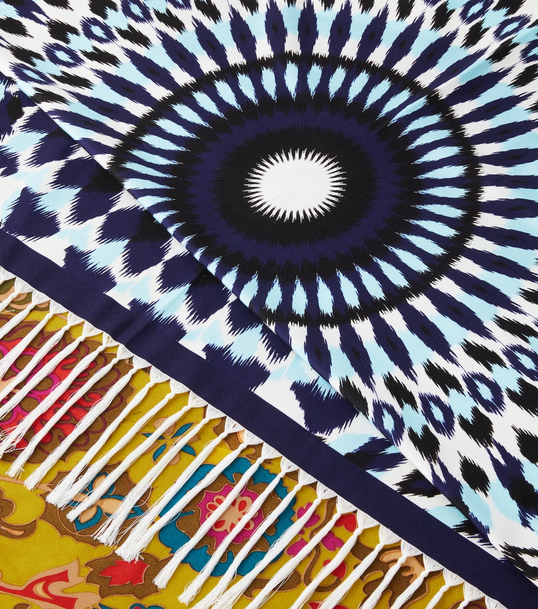 Telo mare in cotone con stampa | Valentino