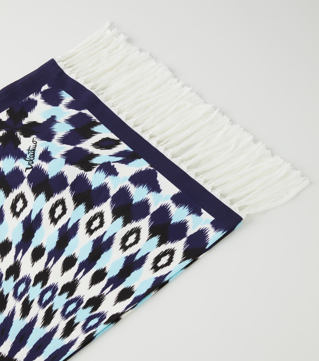 Telo mare in cotone con stampa | Valentino