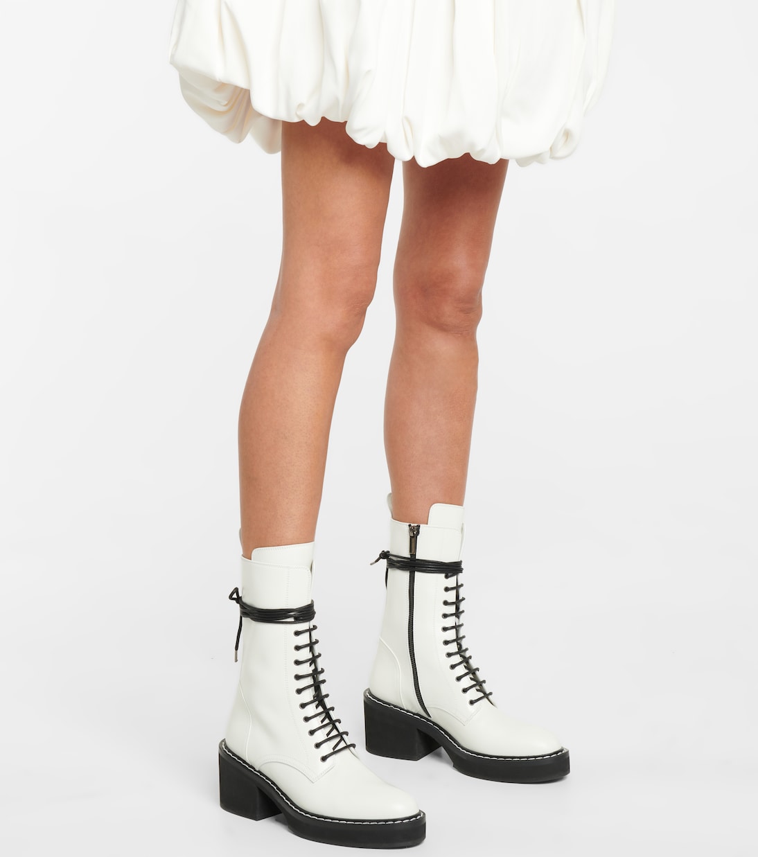 Cody leather combat boots | Khaite