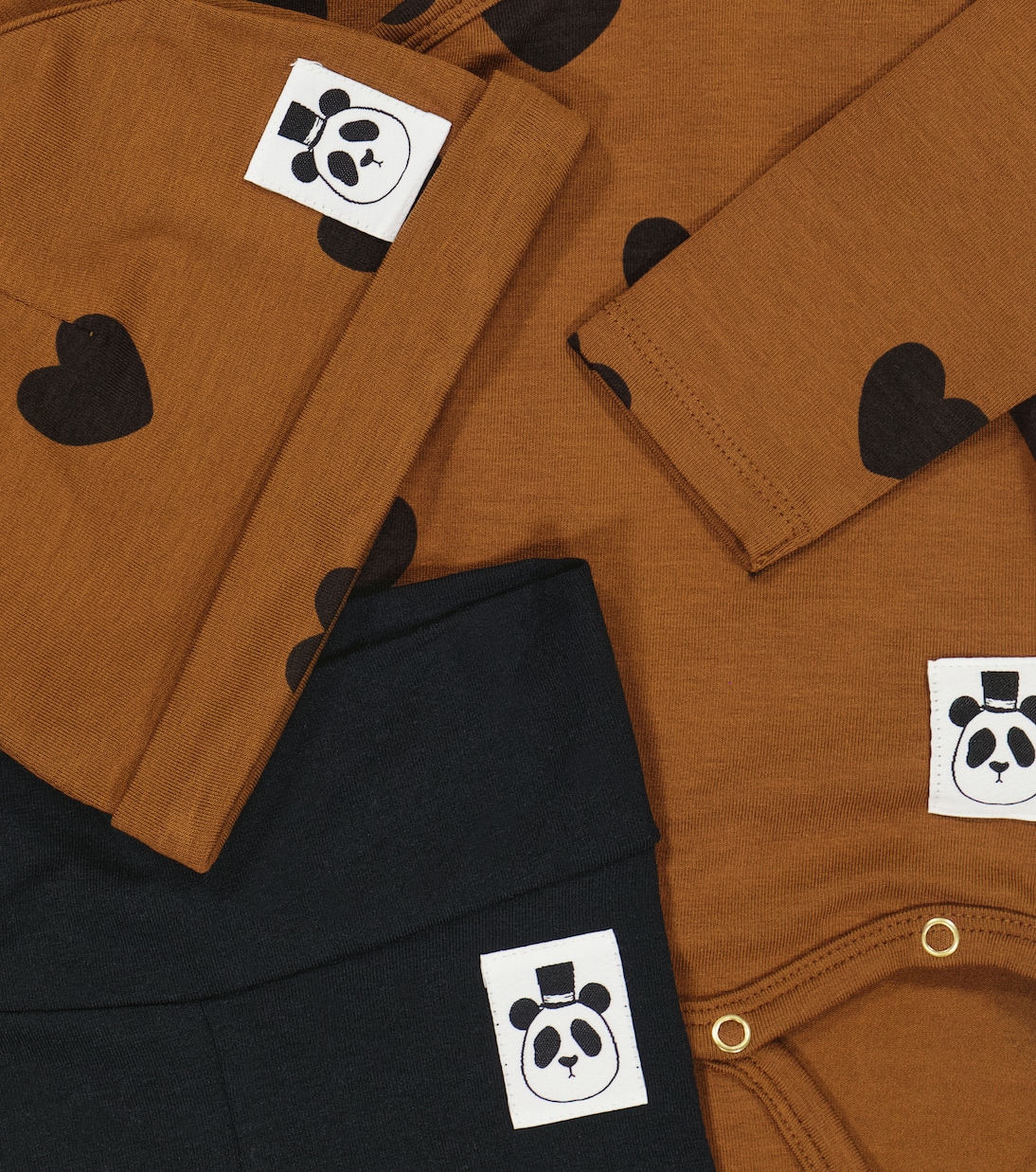 Bebé - set de body, leggings y gorro | Mini Rodini