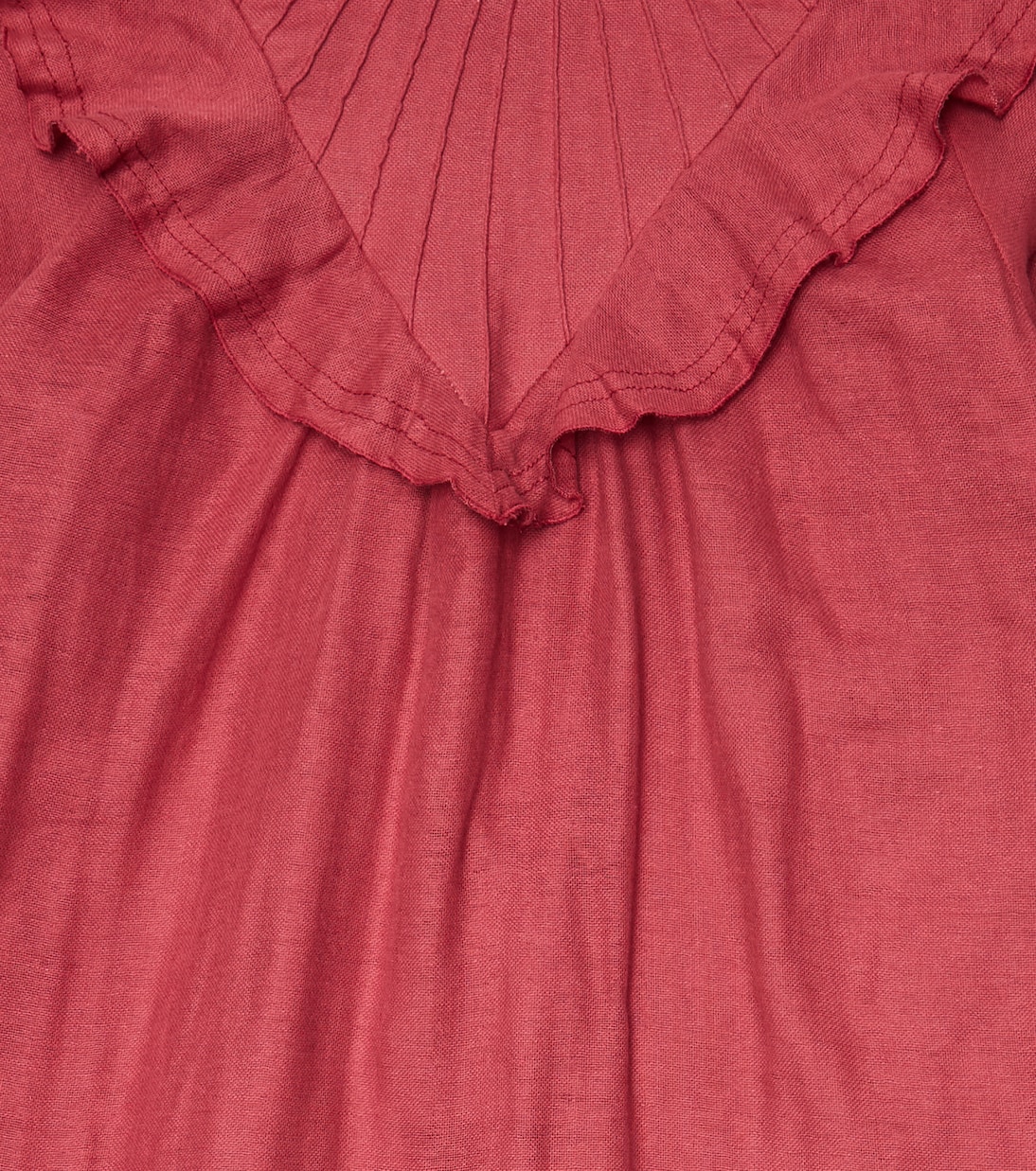 Vestido de algodón con volantes | Chloé Kids