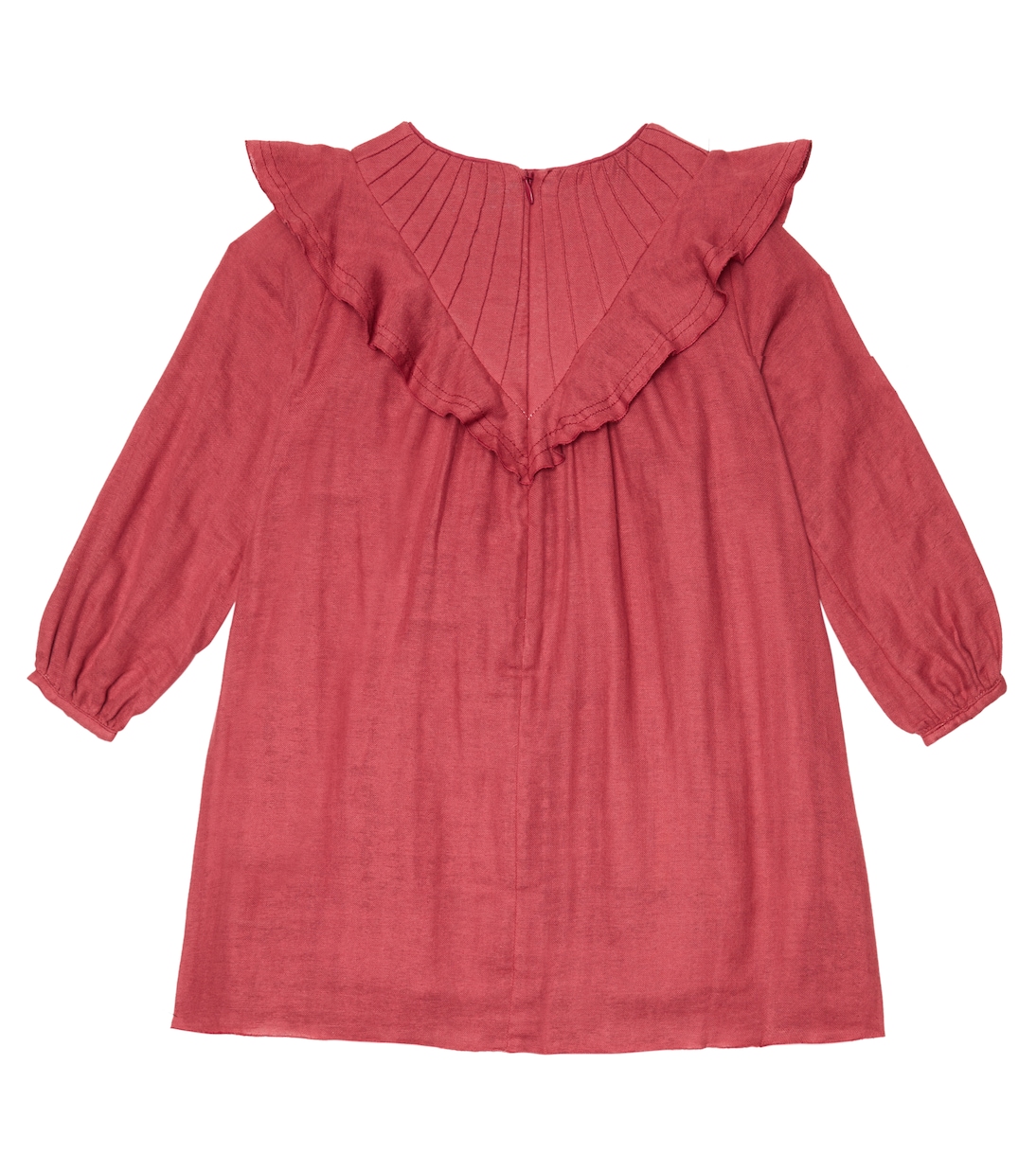 Vestido de algodón con volantes | Chloé Kids