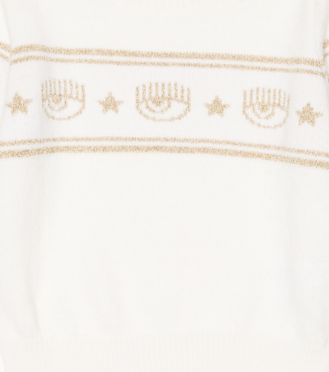 x Chiara Ferragni intarsia sweater | Monnalisa