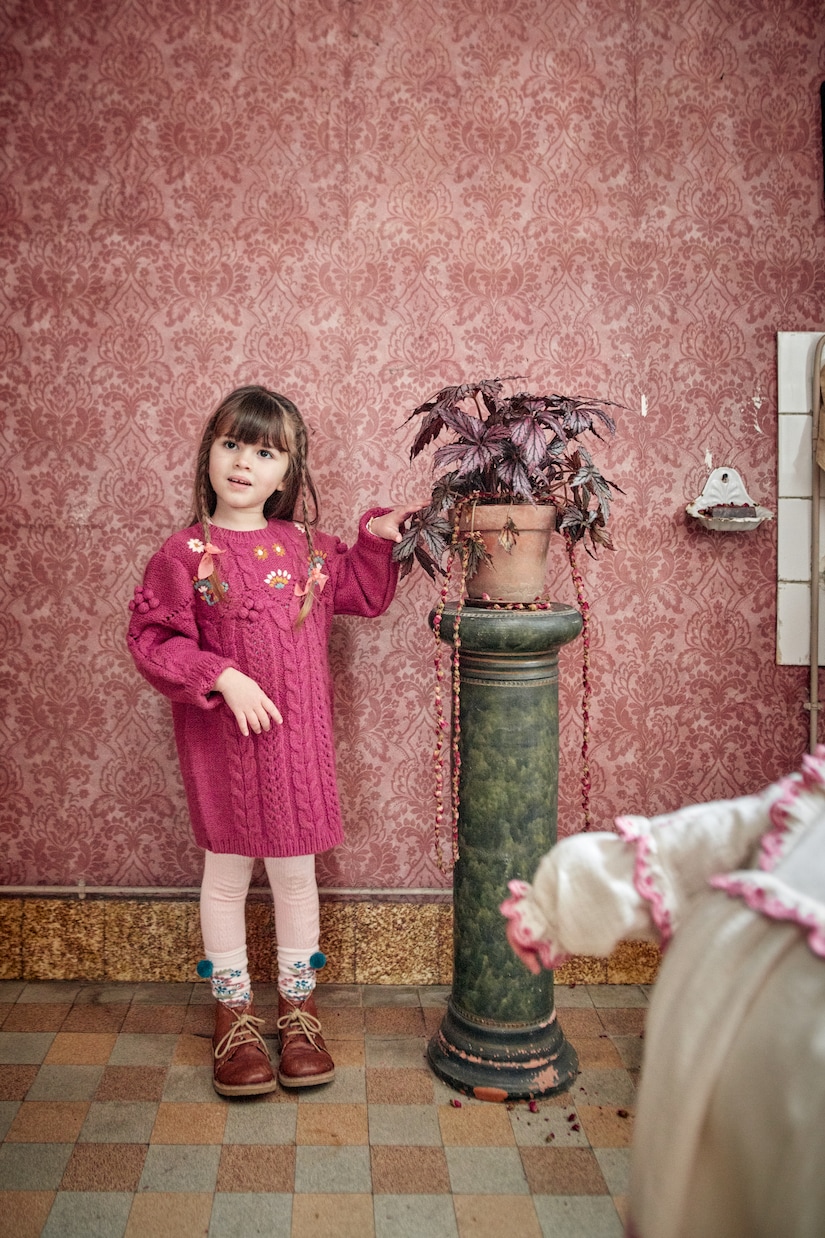 Robe pull Rejana brodée | Louise Misha