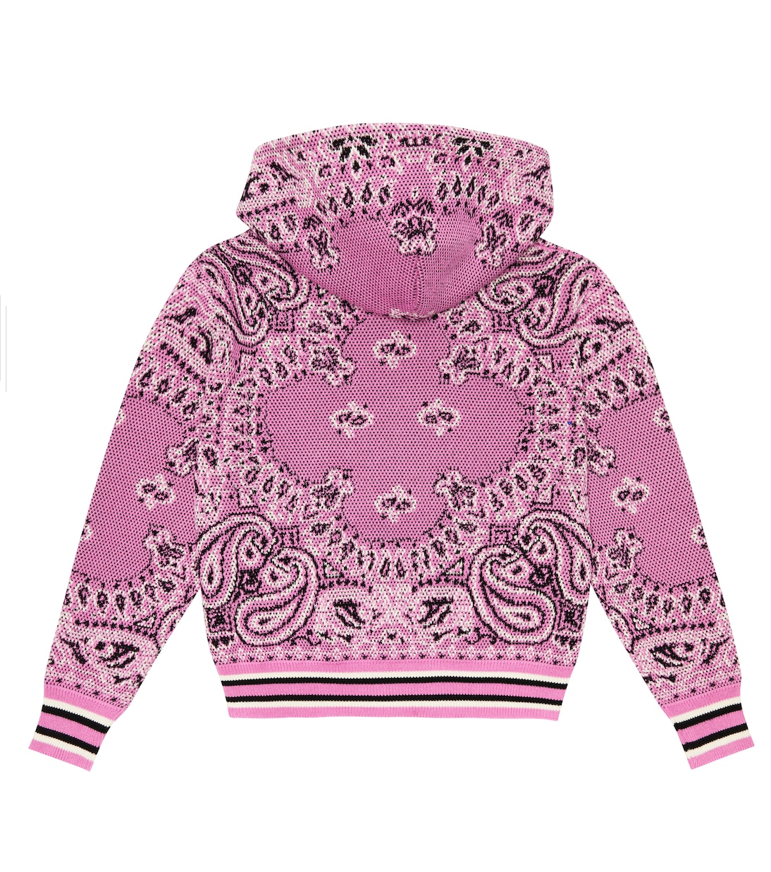 Bandana cotton and cashmere hoodie | Amiri Kids