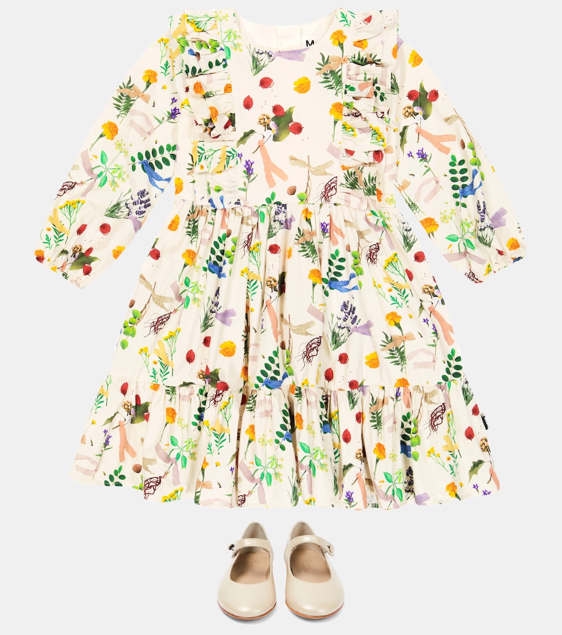 Clea printed cotton-blend dress | Molo