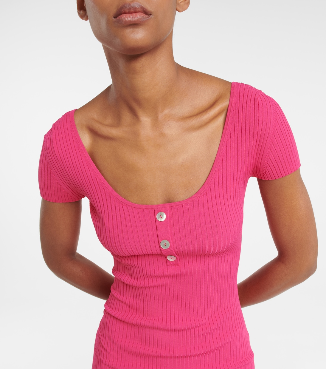 Saros ribbed-knit minidress | Live The Process