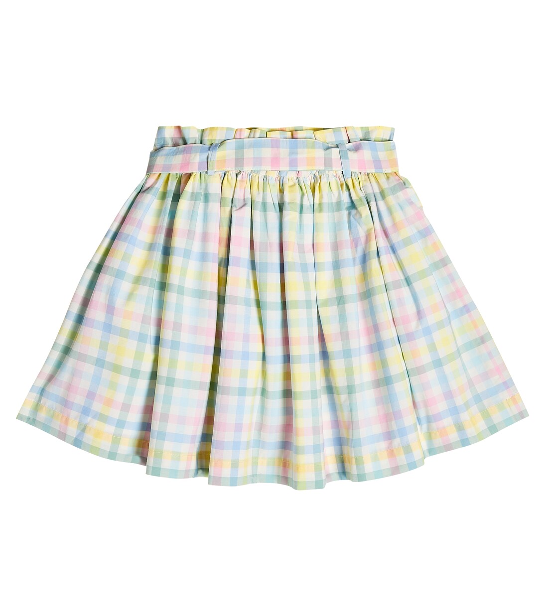 Tuie checked cotton skirt | Bonpoint