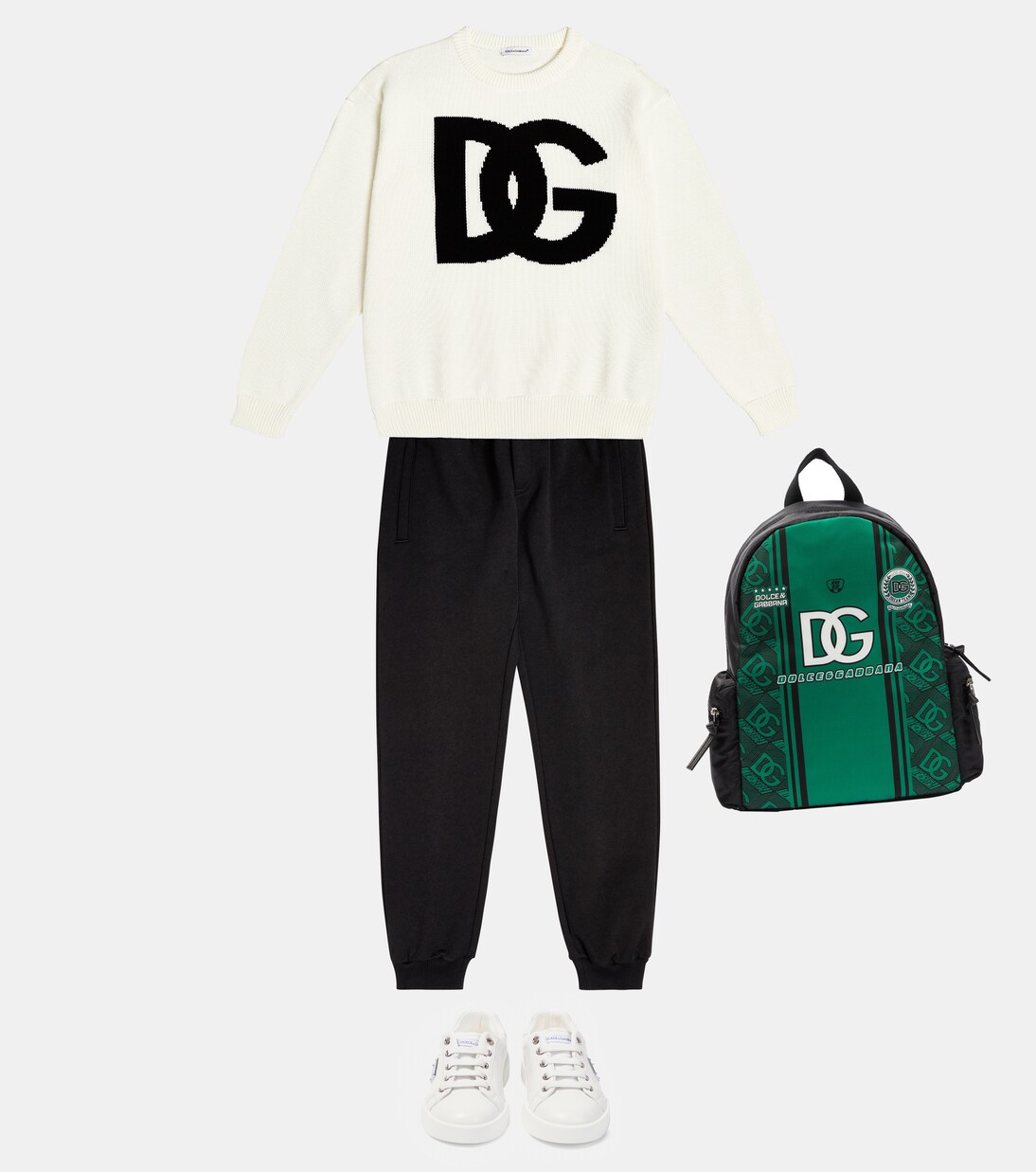 Bestickte Jogginghose aus Baumwolle | Dolce&Gabbana Kids