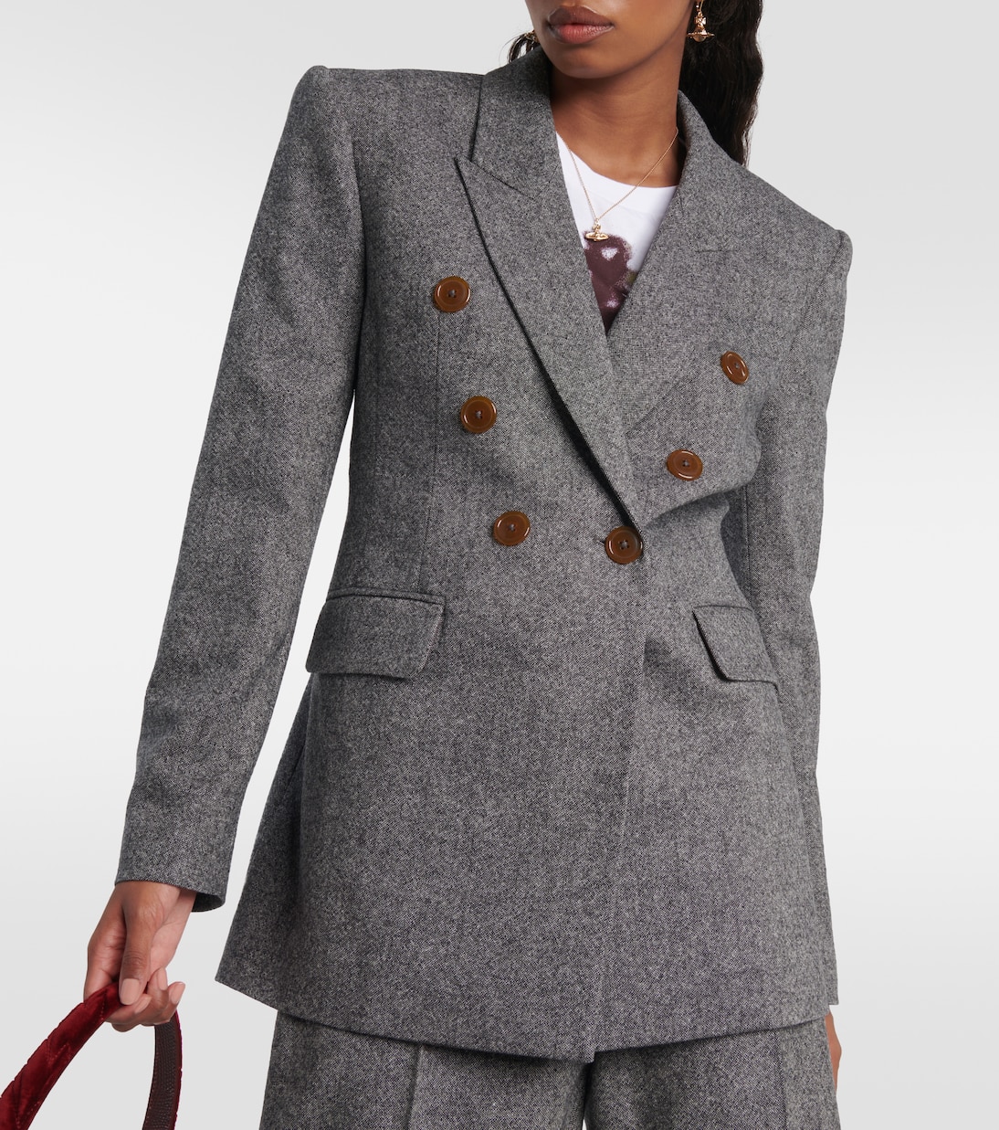 Blazer cruzado en mezcla de lana | Vivienne Westwood