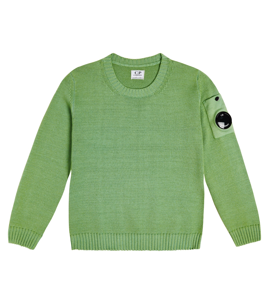 Ribbed-knit wool sweater | C.P. Company Kids