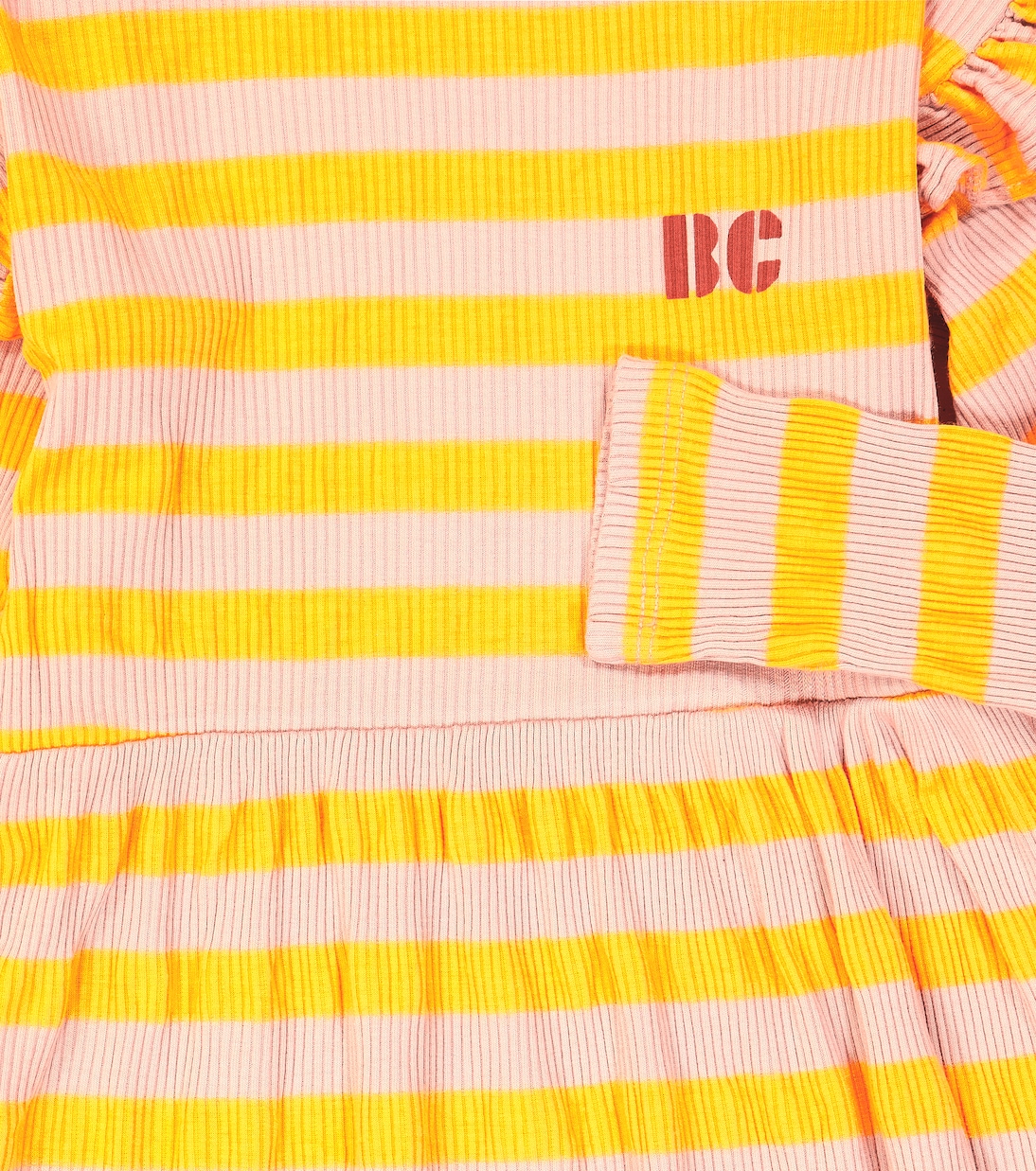 Striped ribbed jersey dress | Bobo Choses
