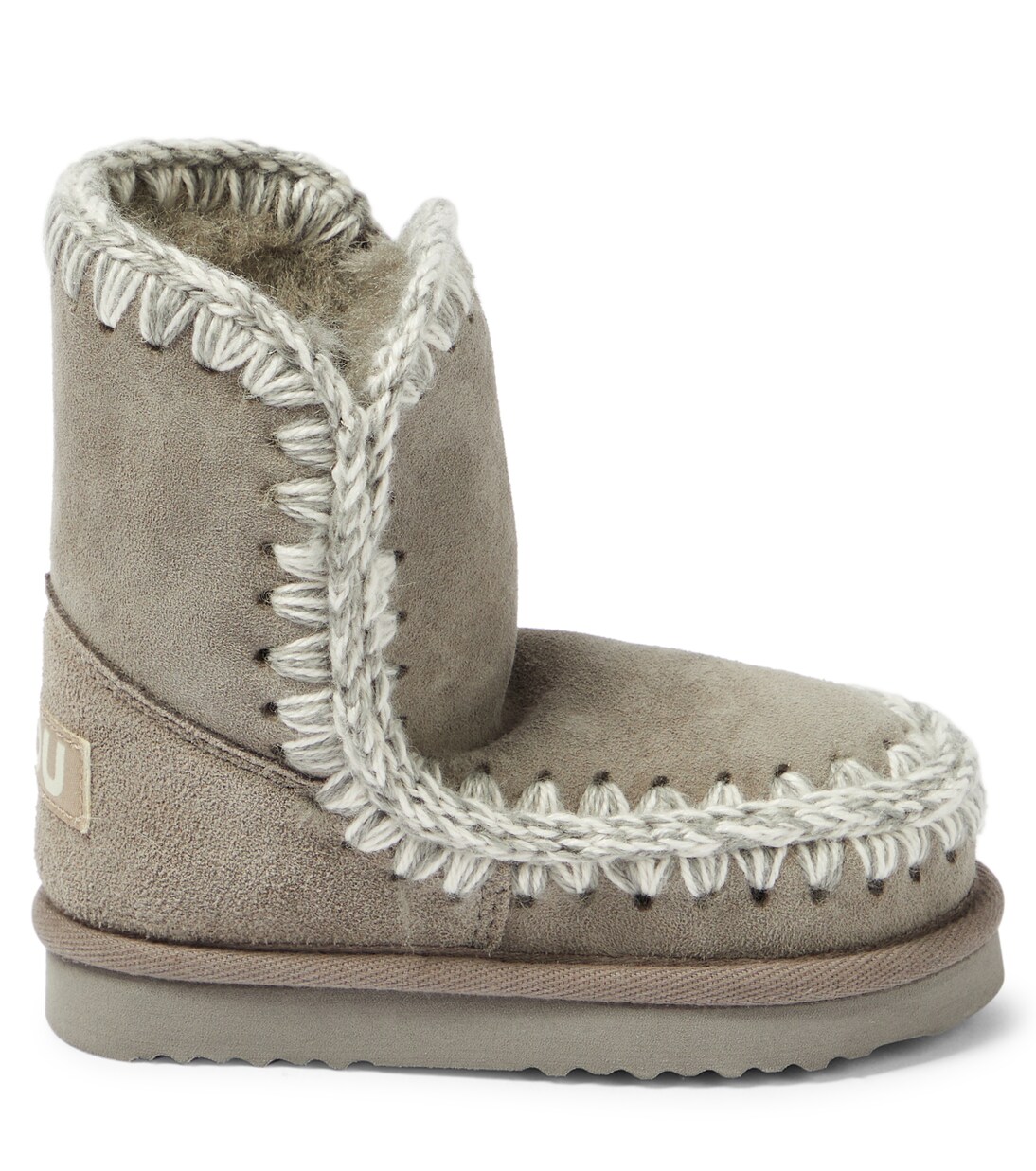 Shearling-lined suede boots | Mou Kids