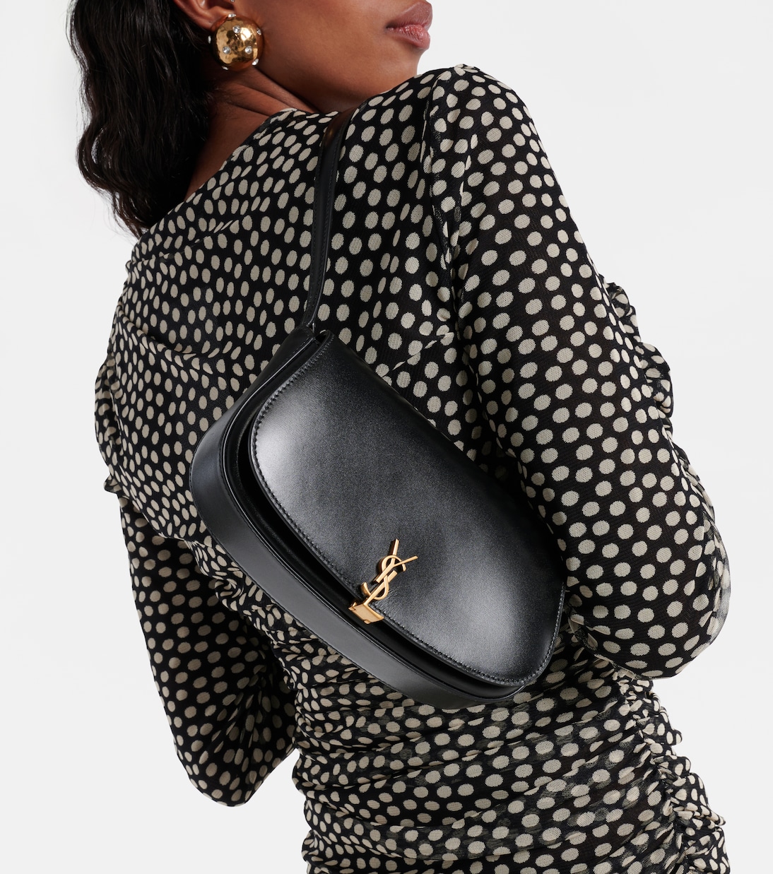 Sac Voltaire Mini en cuir | Saint Laurent