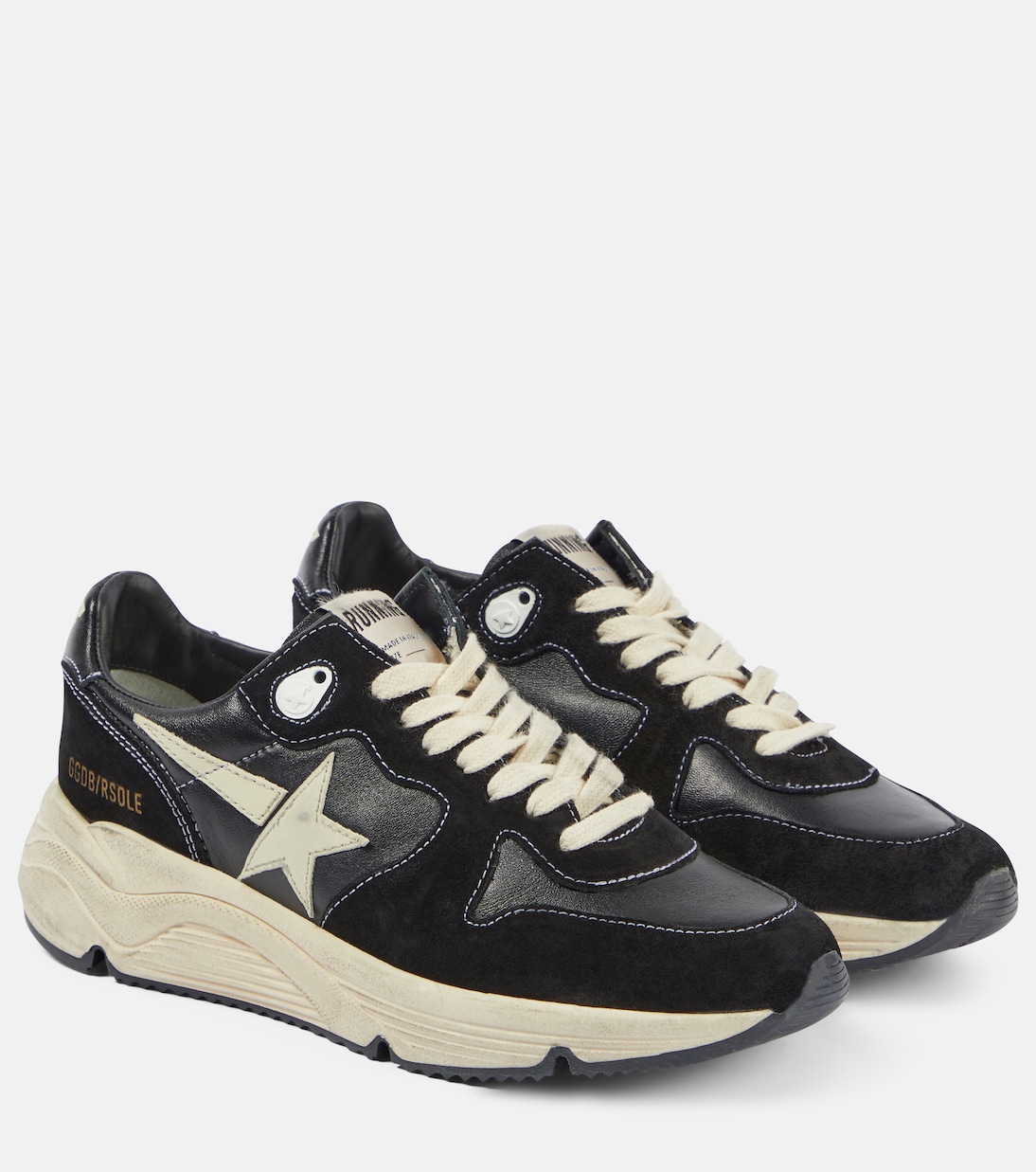 Sneakers Running Sole aus Veloursleder und Leder | Golden Goose