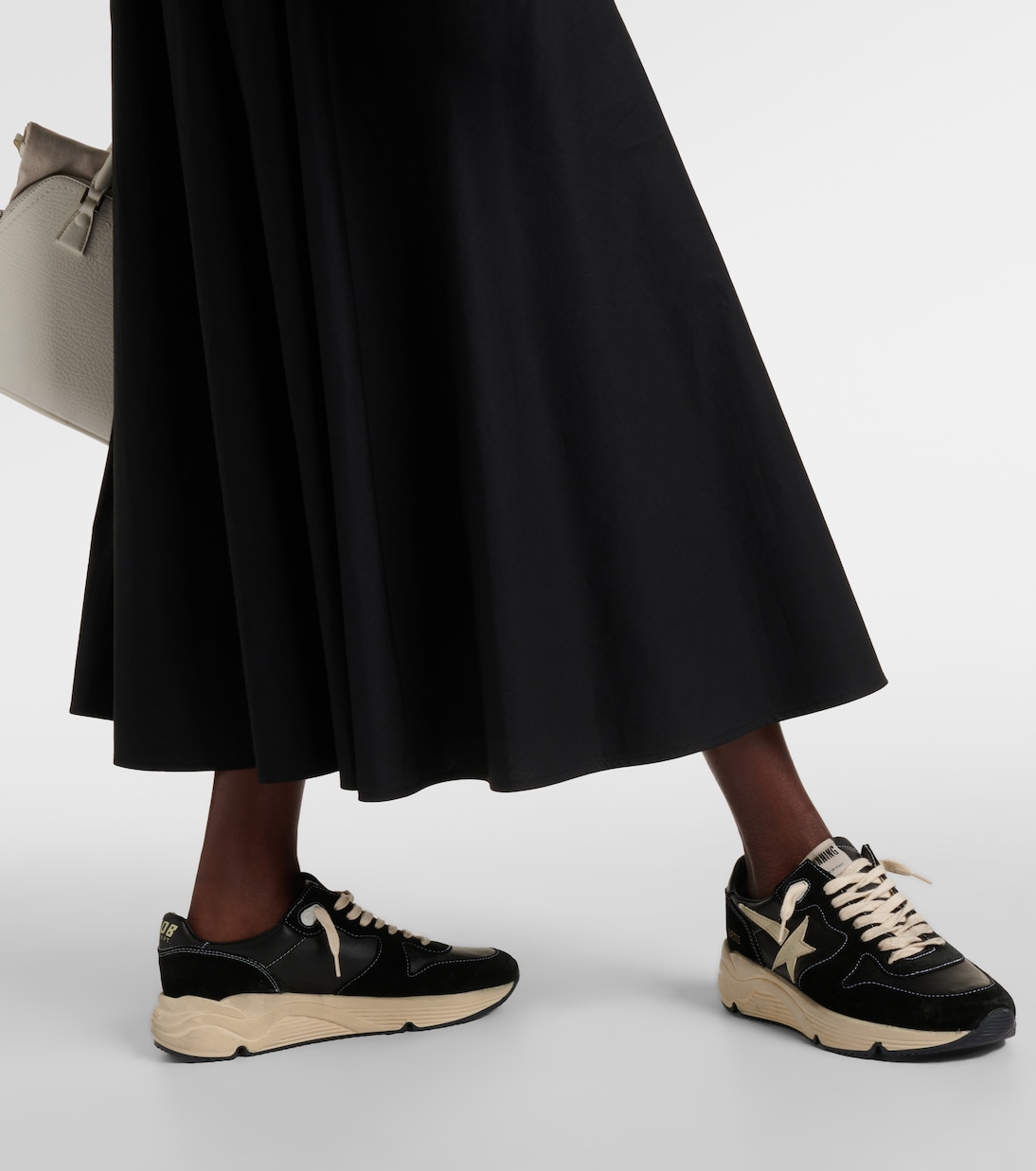 Sneakers Running Sole aus Veloursleder und Leder | Golden Goose