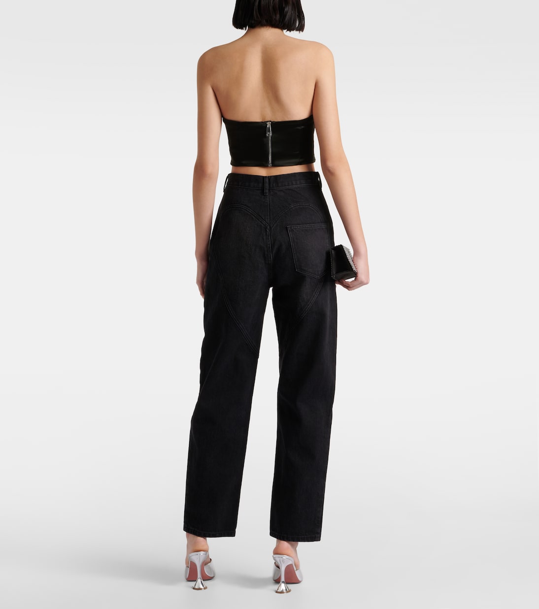 Verzierte Straight Jeans | Area