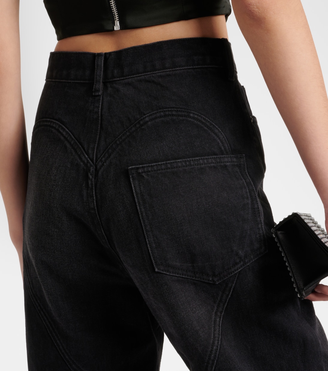 Verzierte Straight Jeans | Area