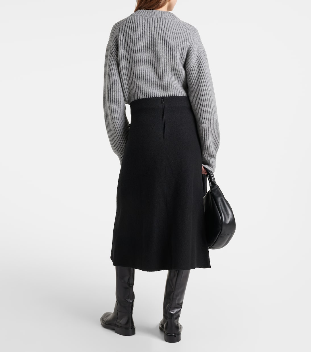 Midirock aus Wolle | Jil Sander