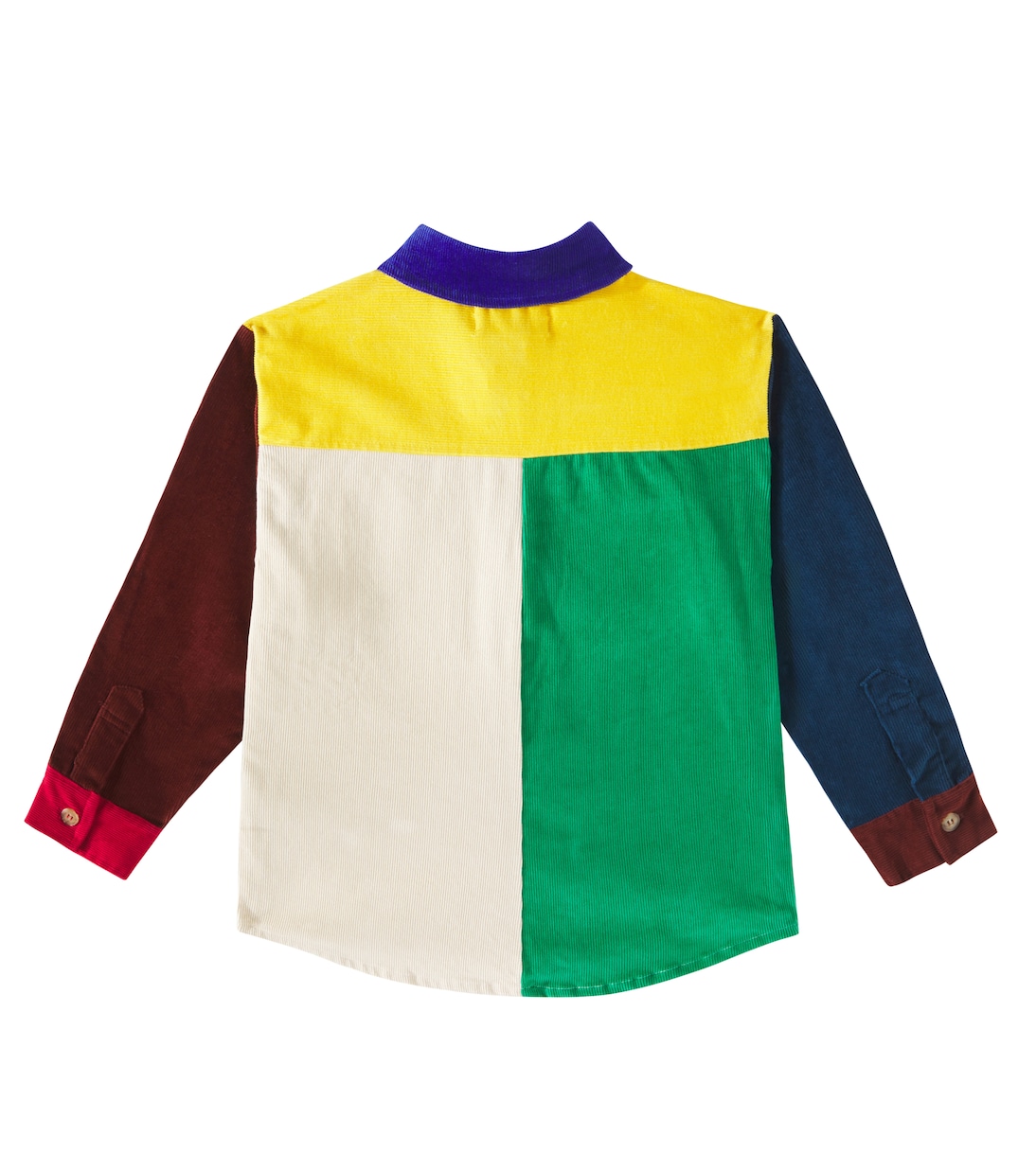 Bobo Square colorblocked corduroy shirt | Bobo Choses