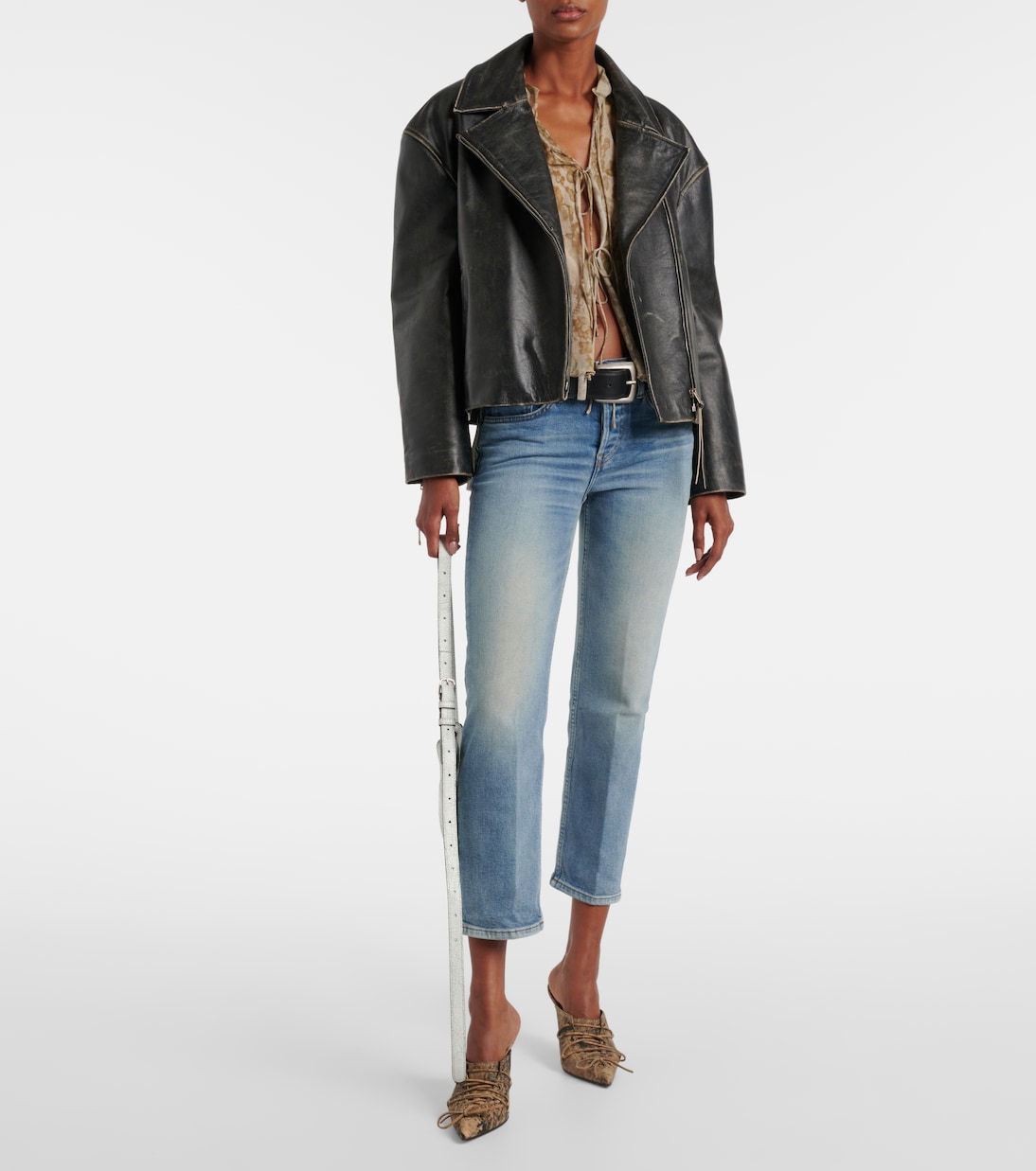 Mid-Rise Straight Jeans Stove Pipe | Re/Done