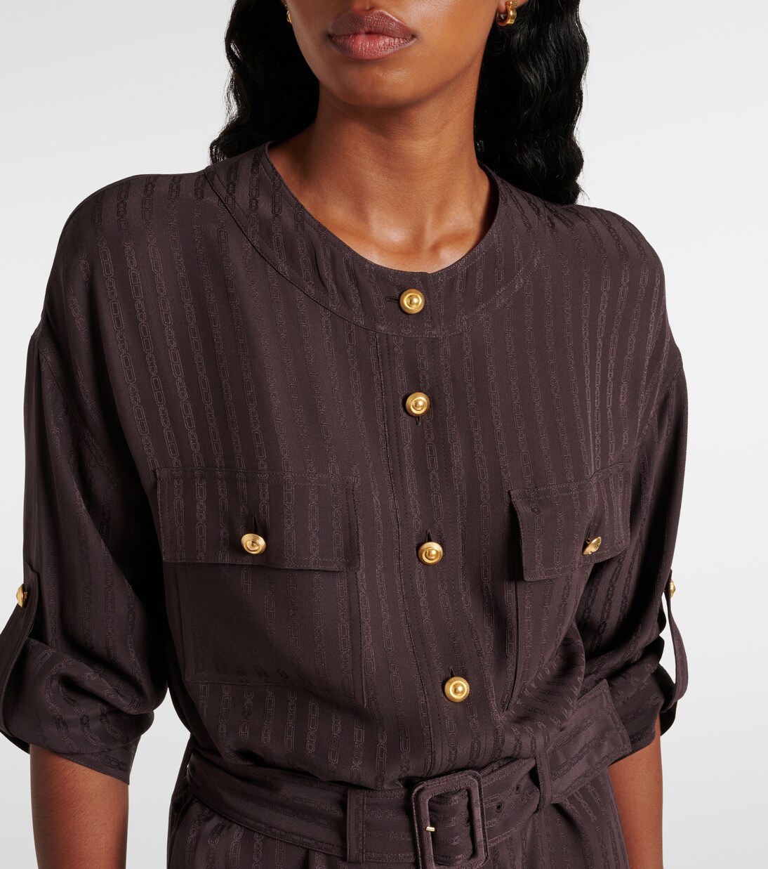 Robe chemise rayée | Tom Ford