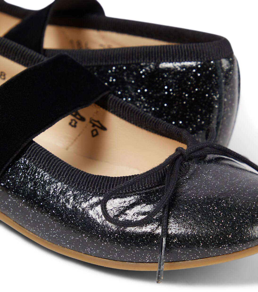 Dory Elast leather ballet flats | Pom d'Api