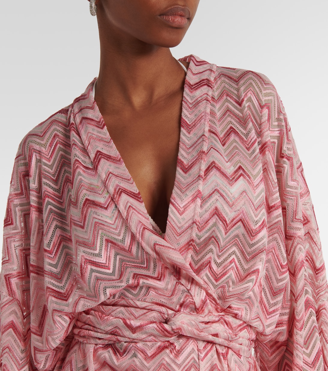 Zigzag lamé robe | Missoni